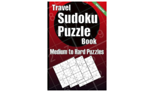 Travel Size Sudoku Medium to Hard Puzzle Book
