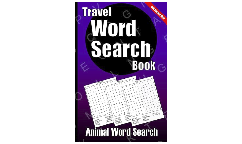 Travel Word Search Book Featuring All Animals