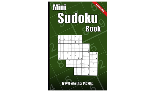 Mini Sudoku Book Travel Size Easy Puzzles