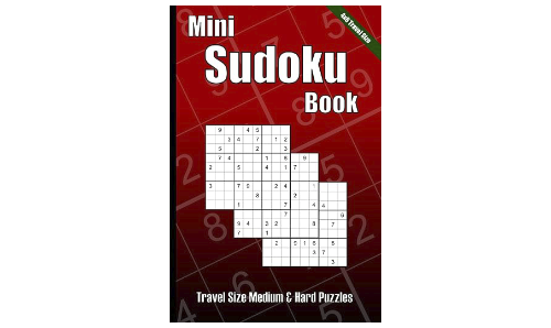 Mini Sudoku Book Travel Size Medium and Hard Puzzles